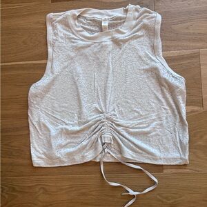 lululemon athletica White Textured Crop Top